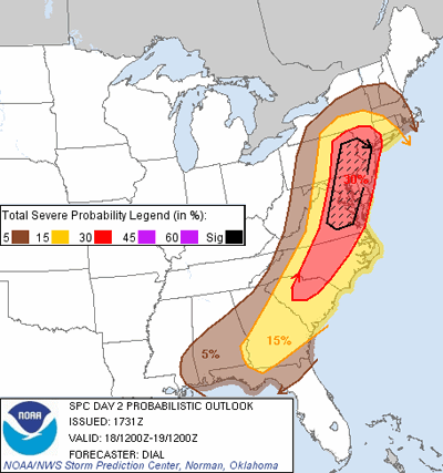 Day two - September 18, 2012, Storm Prediction Center